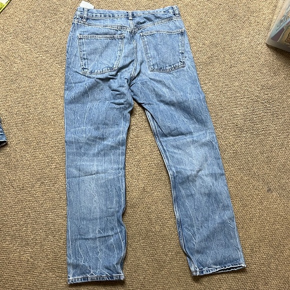 Zara TRF High Rise Straight Jean - Picture 4 of 5